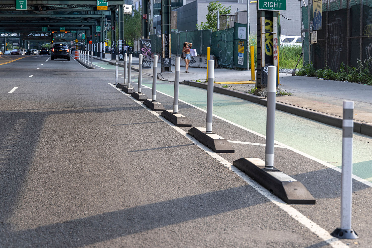 Northern Boulevard Queens NYC cycle lane defenders