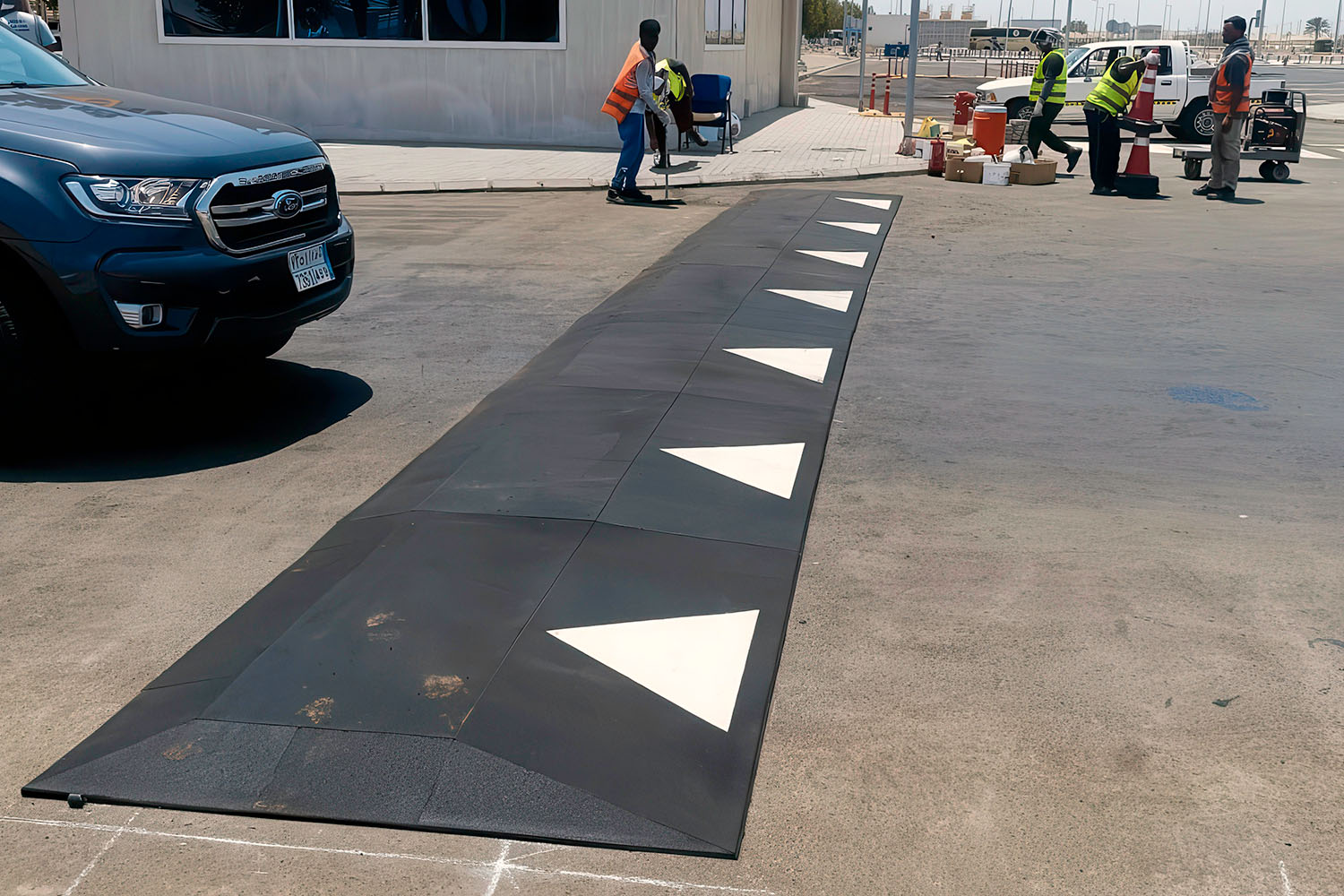 Saudi airport desert installation
