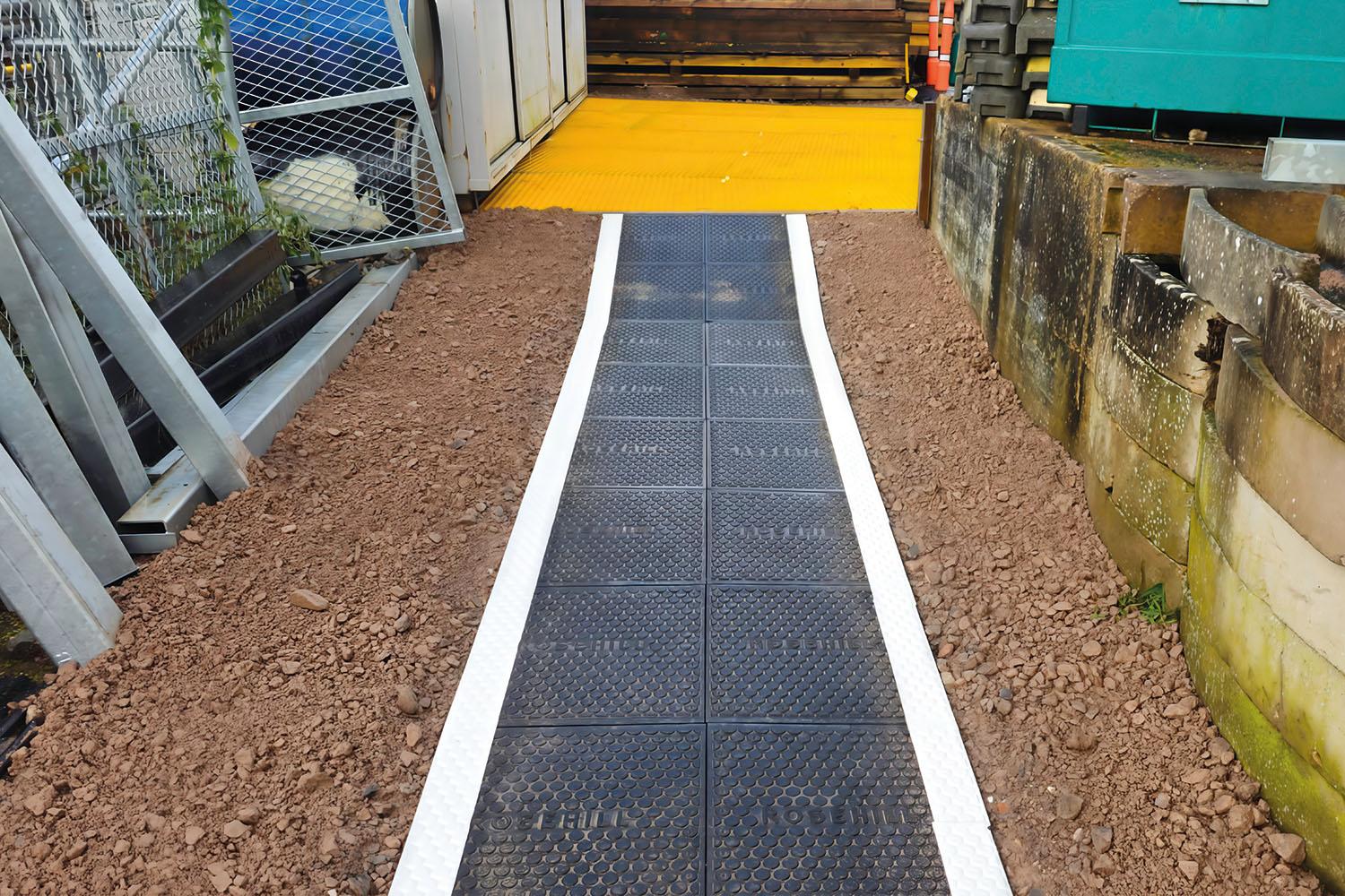 Network Rail Guildford depot walkway panels